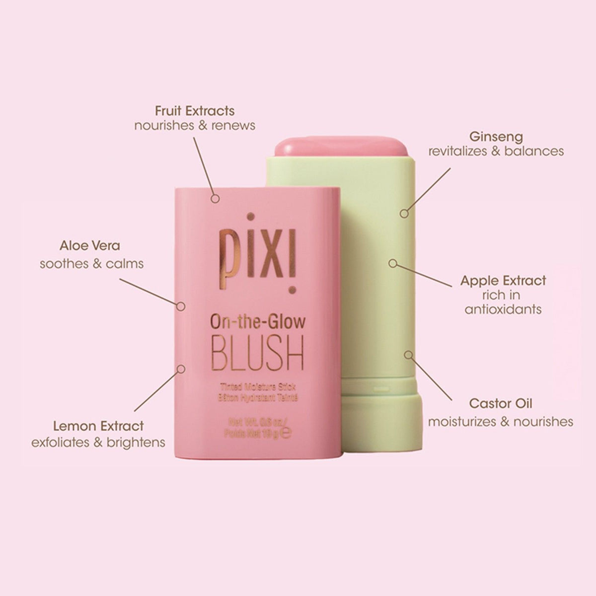 Pixi On-the-Glow Blush Stick Authentic