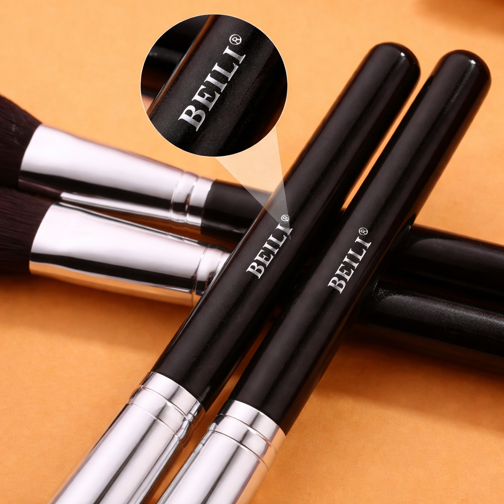 BEILI 20 Pcs Super Soft Makeup Brush Set – Professional, Versatile & Luxuriously Soft | Black