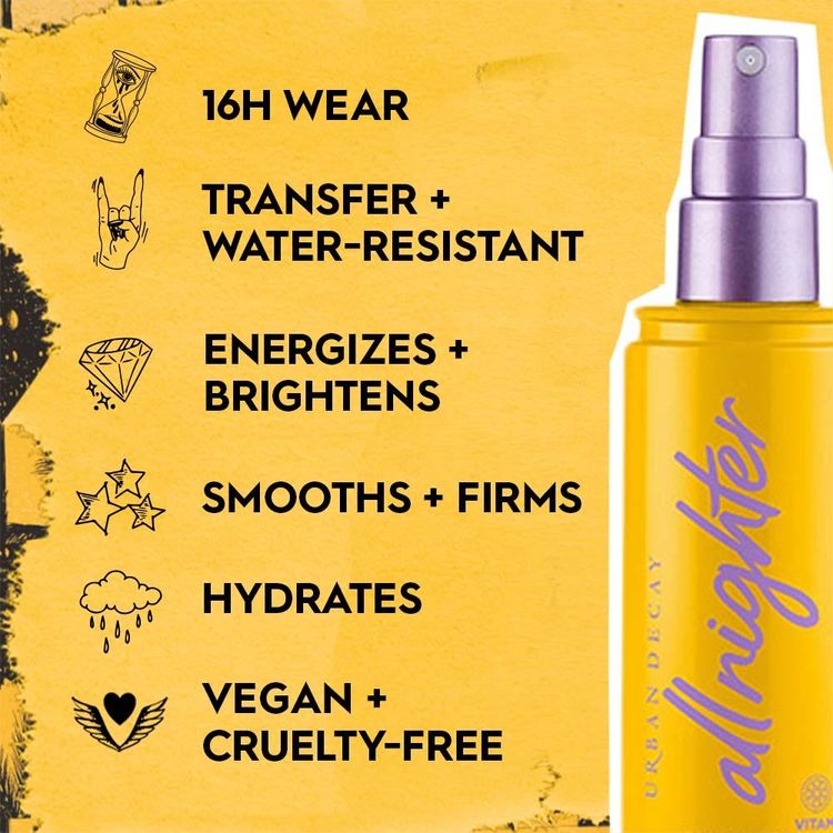 Urban Decay
All Nighter Vitamin C Hydrating Setting Spray
(118ml)
